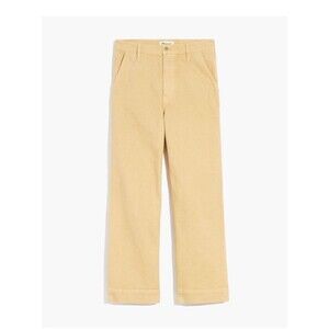 Madewell Wide Leg Pants in Light Tan
